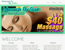 Tablet Screenshot of massagebysuyin.com